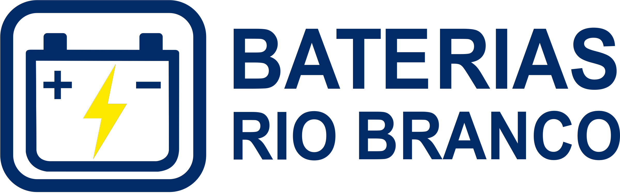 Logo Loja Baterias Rio Branco em São Vicente